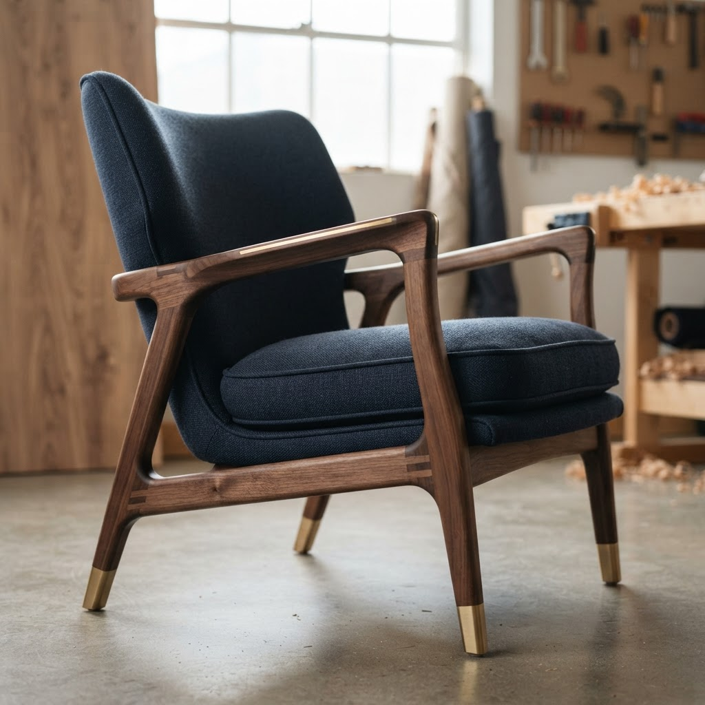Custom hospitality furniture craftsmanship detail